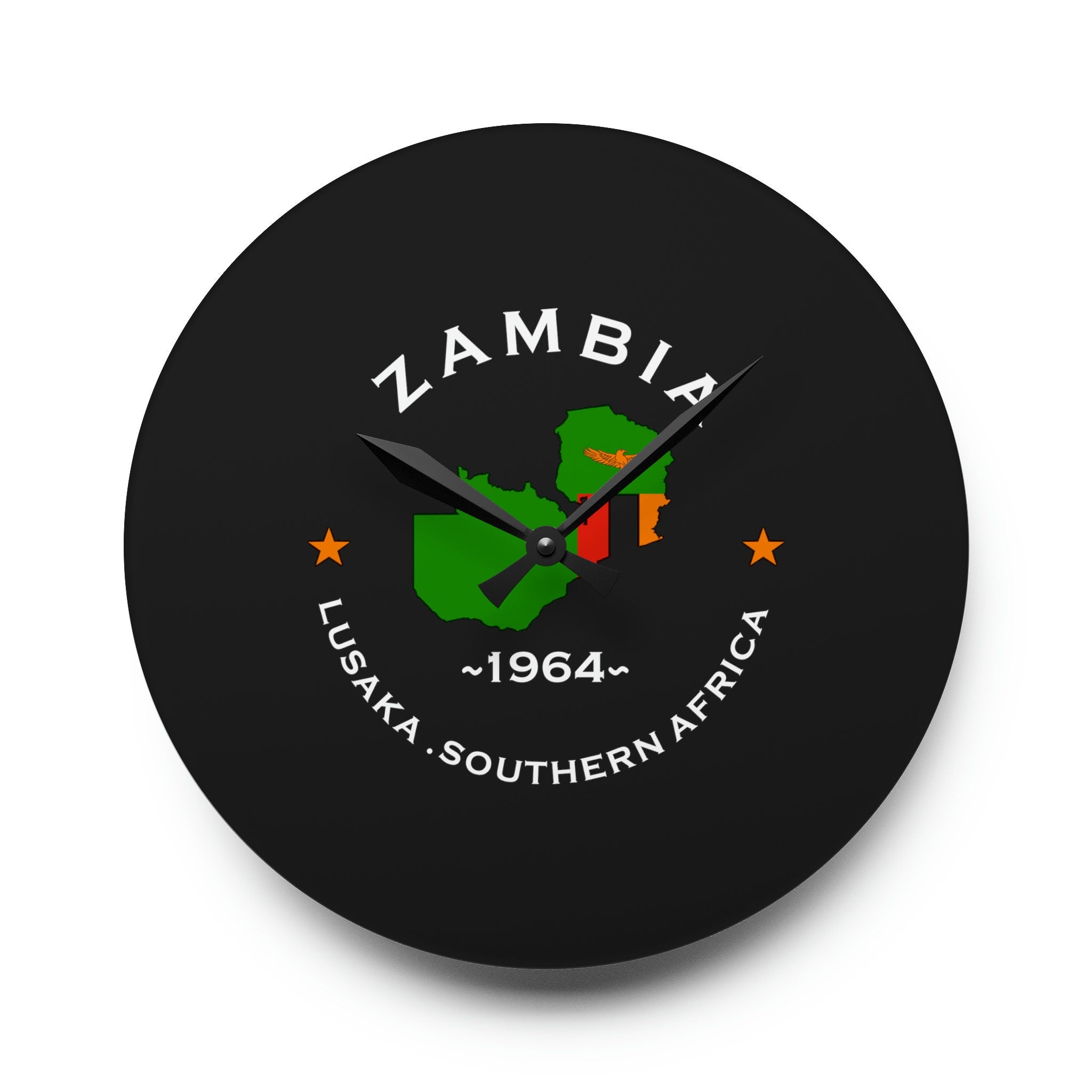 Zambia Wall Clock